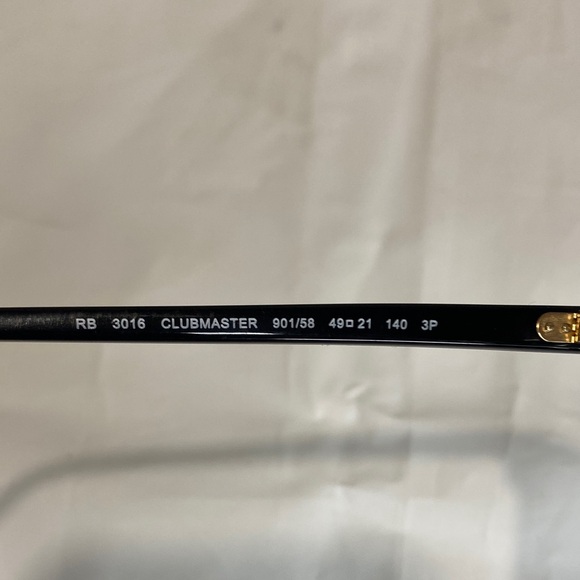 Ray-Ban Classic Black and Gold Sunglasses main image 9